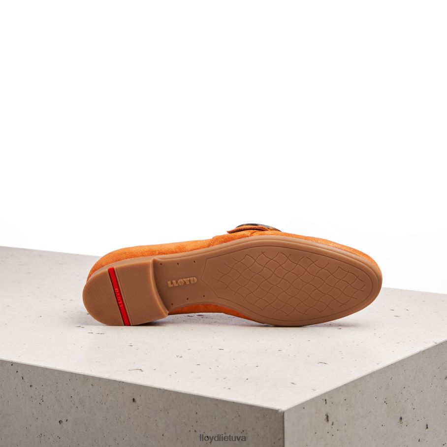 LLOYD užsimauti odinę šlepetę moterys avalynė raudona VF40PZ1140