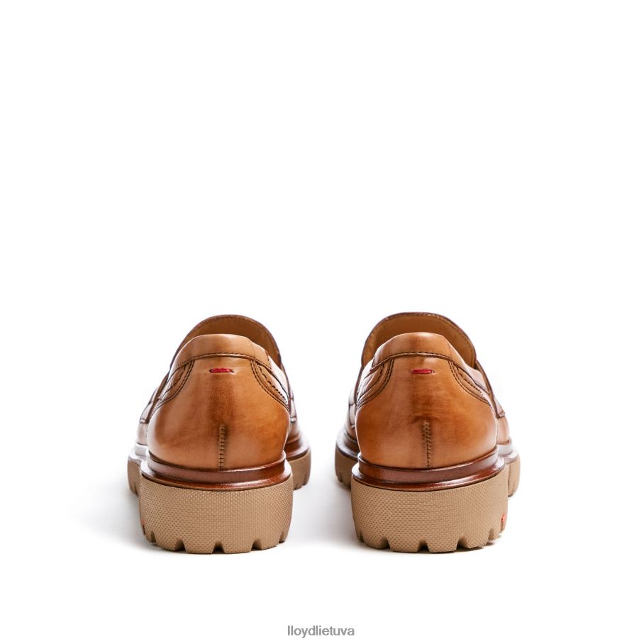 LLOYD užsimauti odinę šlepetę moterys avalynė rudas VF40PZ1115