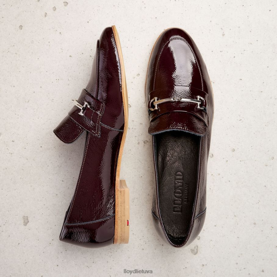 LLOYD užsimauti odinę šlepetę moterys avalynė rudas VF40PZ1130