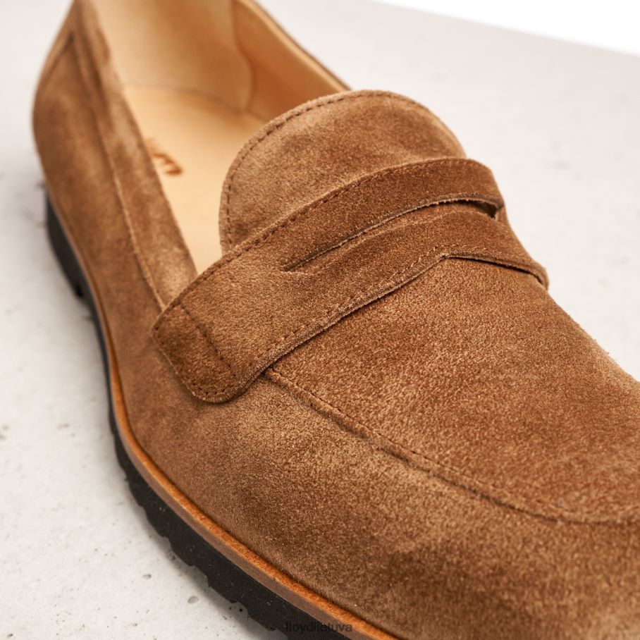 LLOYD užsimauti odinę šlepetę moterys avalynė rudas VF40PZ1148