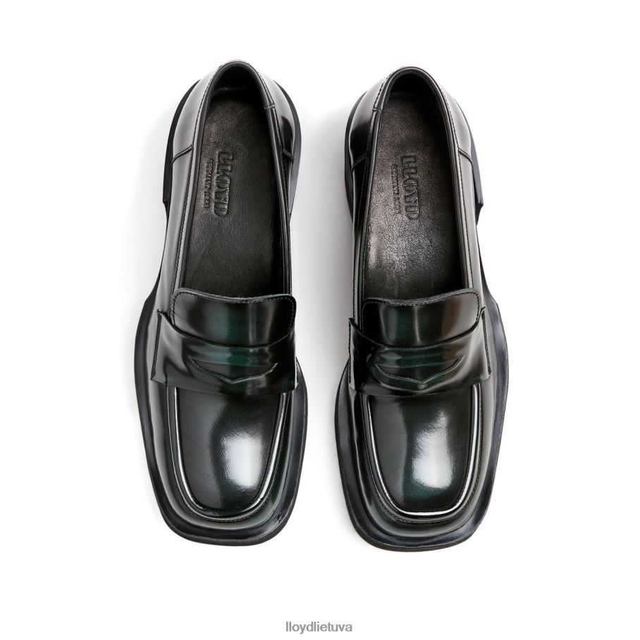 LLOYD užsimauti odinę šlepetę moterys avalynė žalias VF40PZ1114