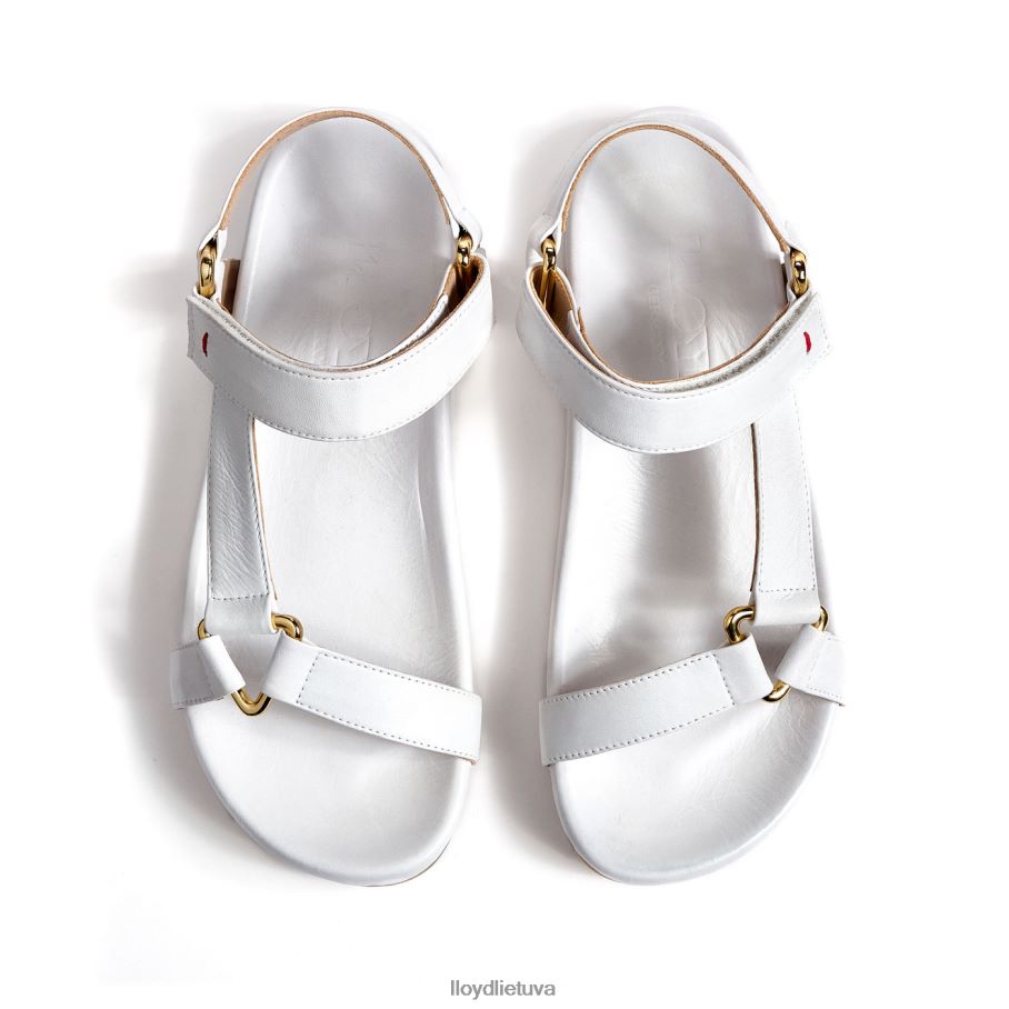LLOYD vėjavaikiški sandalai moterys avalynė baltas VF40PZ1205