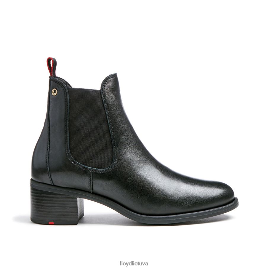 LLOYD ypač lengvi odiniai kulkšnies batai moterys avalynė juodas VF40PZ928