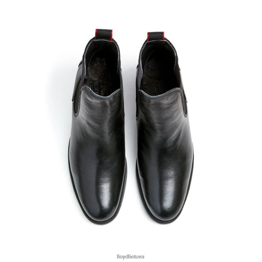 LLOYD ypač lengvi odiniai kulkšnies batai moterys avalynė juodas VF40PZ928