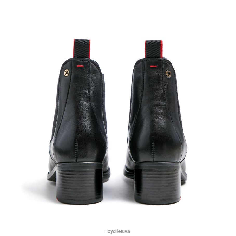 LLOYD ypač lengvi odiniai kulkšnies batai moterys avalynė juodas VF40PZ928