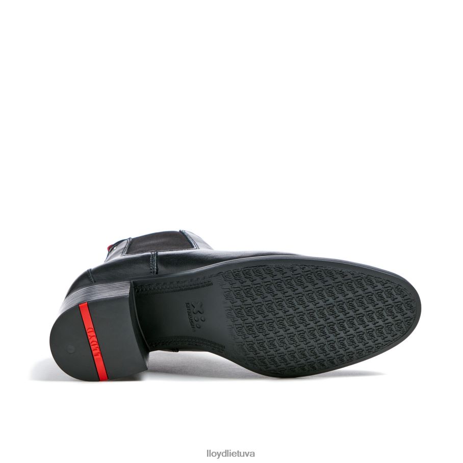 LLOYD ypač lengvi odiniai kulkšnies batai moterys avalynė juodas VF40PZ928
