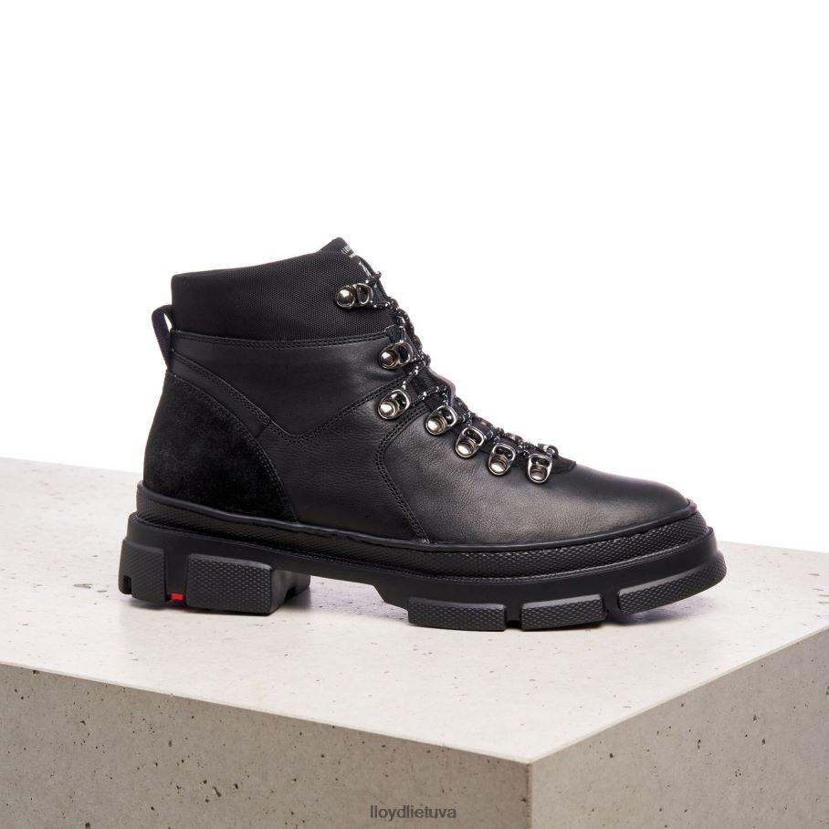 LLOYD ypač lengvi odiniai kulkšnies batai moterys avalynė juodas VF40PZ988