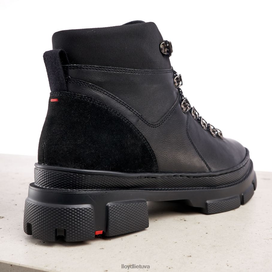 LLOYD ypač lengvi odiniai kulkšnies batai moterys avalynė juodas VF40PZ988