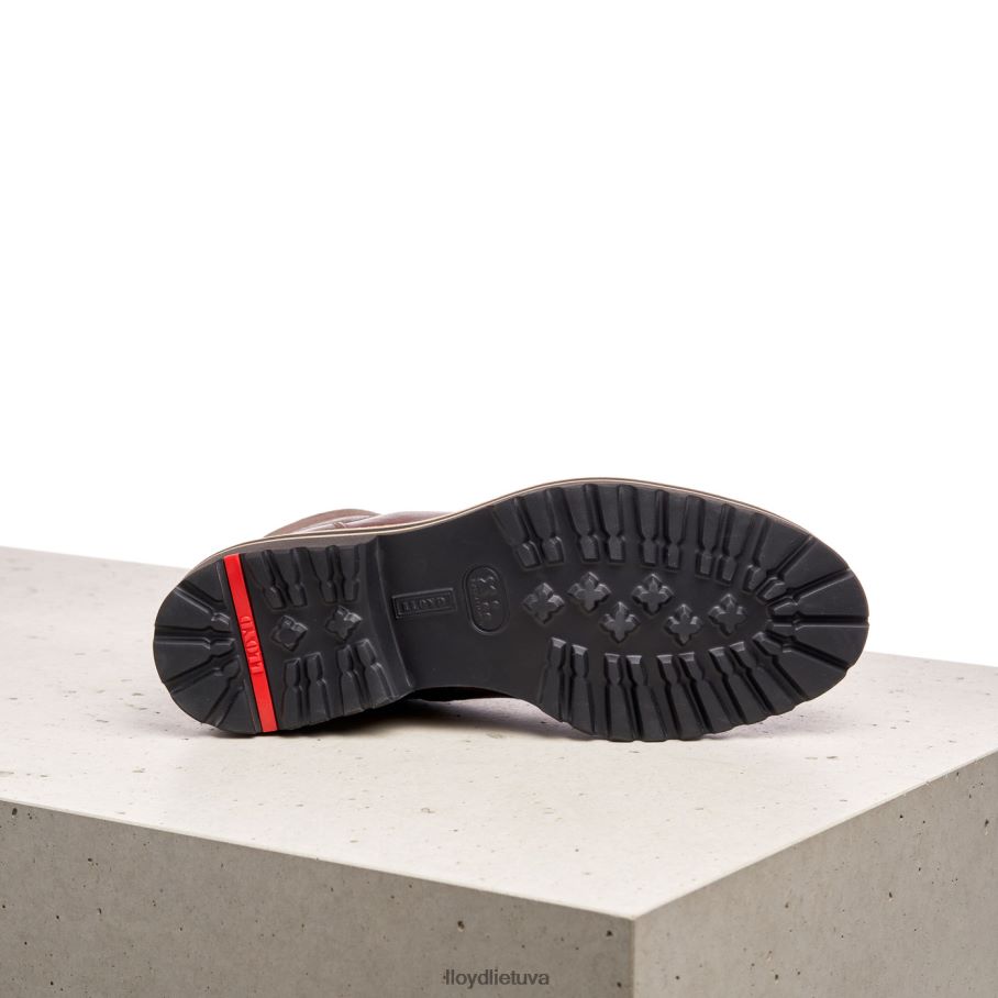 LLOYD ypač lengvi odiniai kulkšnies batai moterys avalynė rudas VF40PZ1003