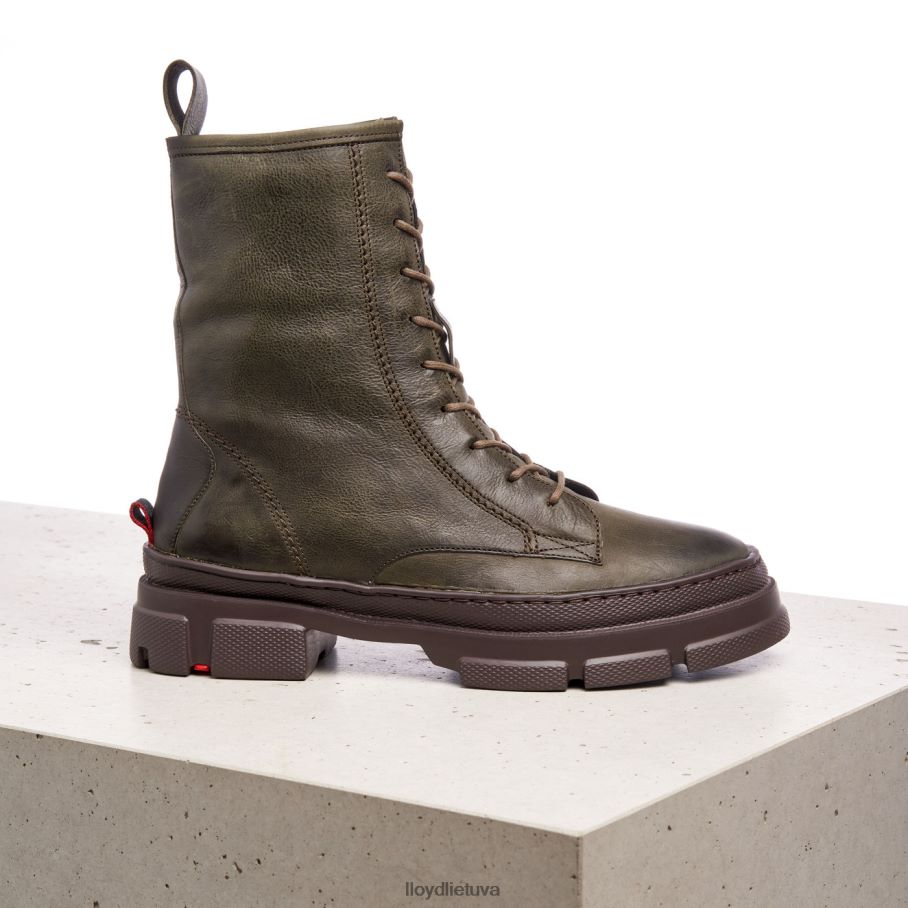 LLOYD ypač lengvi odiniai kulkšnies batai moterys avalynė žalias VF40PZ973