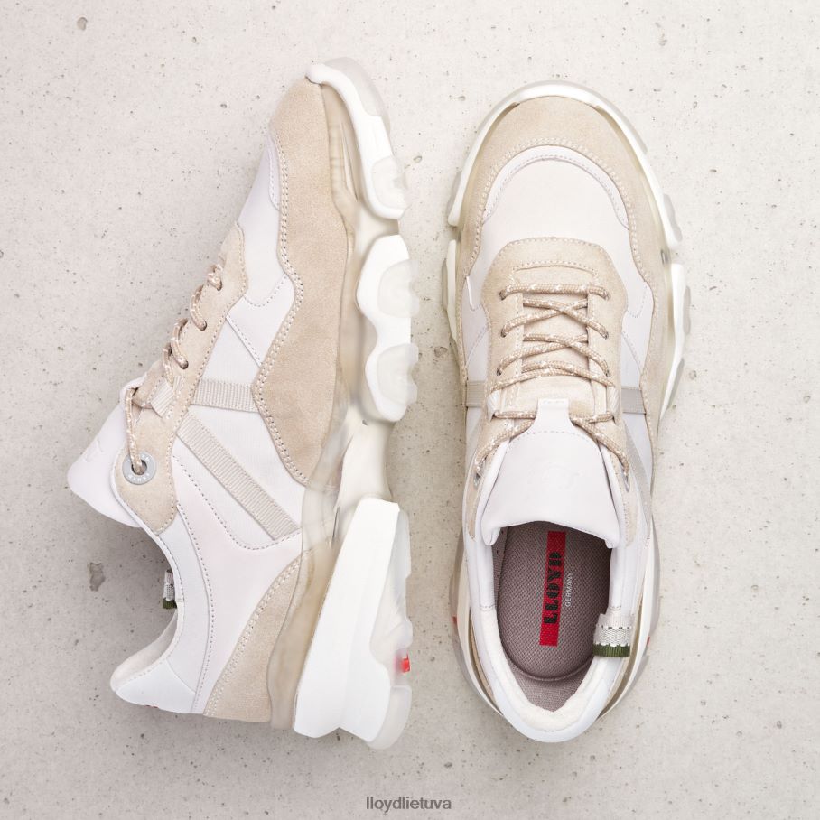 LLOYD zomšiniai sportbačiai moterys avalynė baltas VF40PZ816