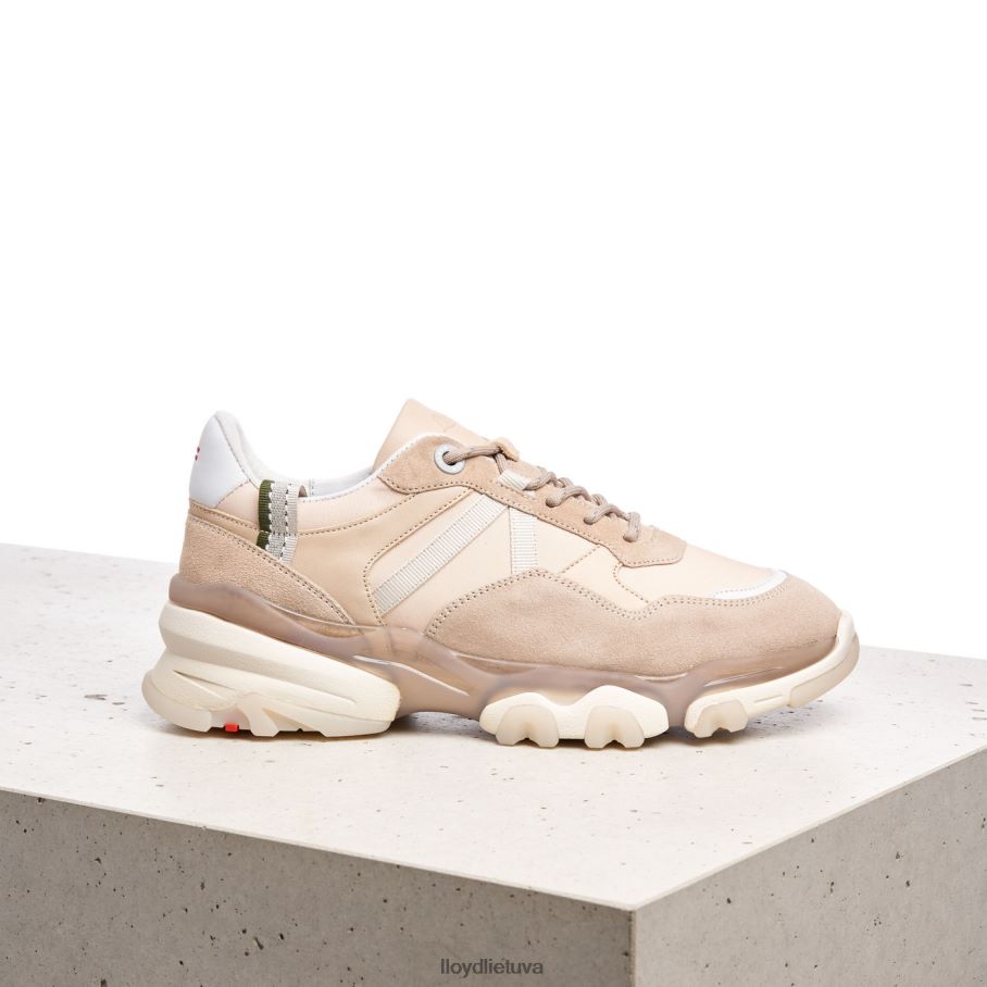 LLOYD zomšiniai sportbačiai moterys avalynė smėlio spalvos VF40PZ779