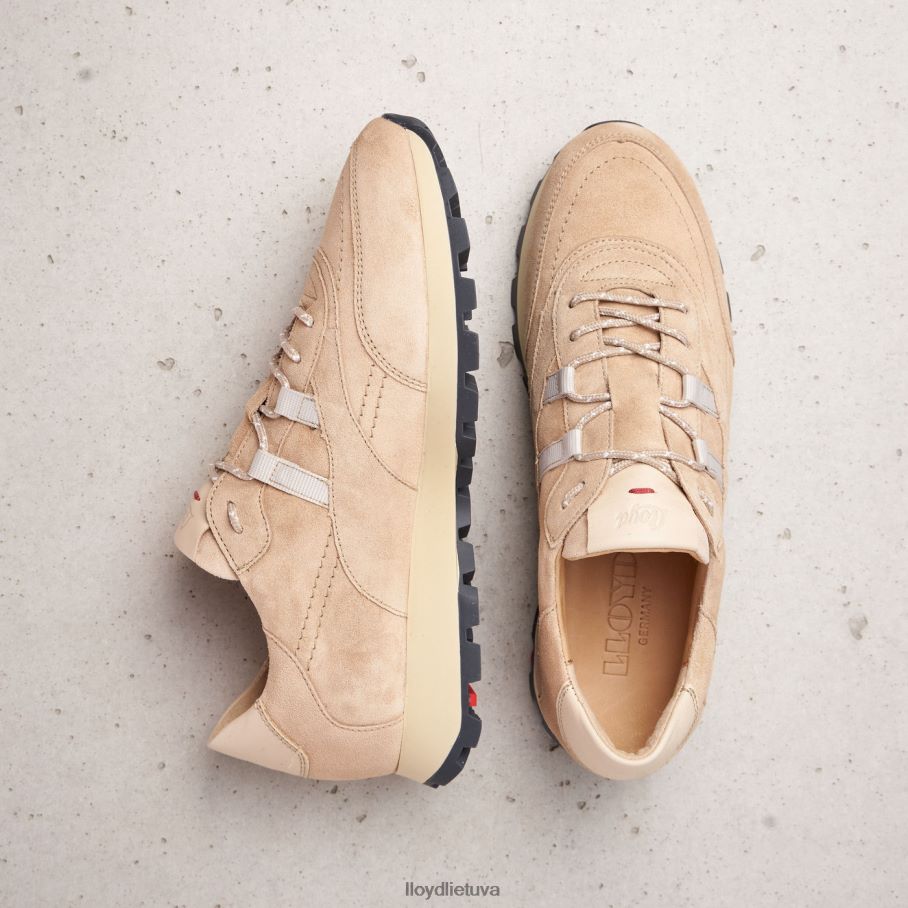 LLOYD zomšiniai sportbačiai moterys avalynė smėlio spalvos VF40PZ854