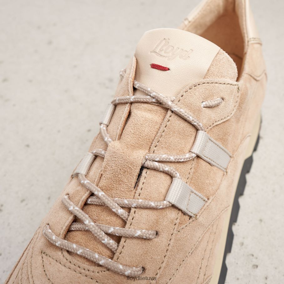LLOYD zomšiniai sportbačiai moterys avalynė smėlio spalvos VF40PZ854