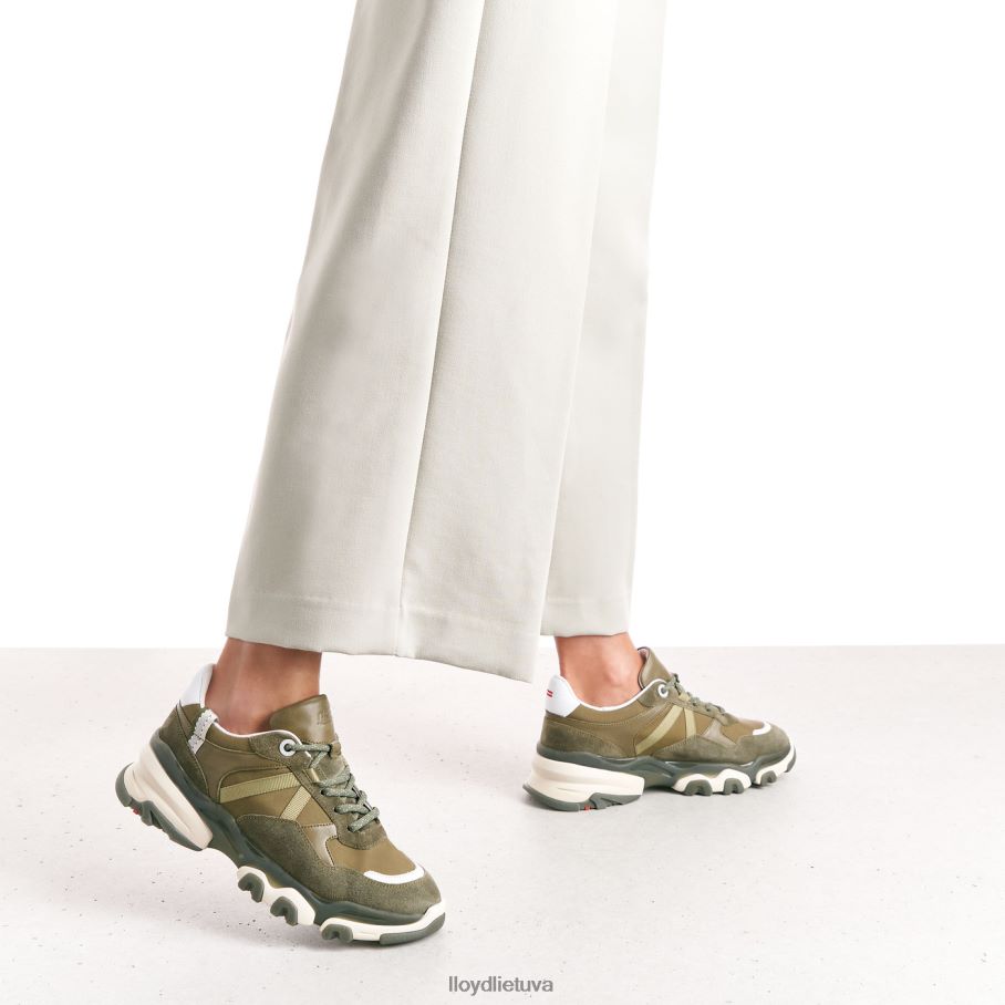 LLOYD zomšiniai sportbačiai moterys avalynė žalias VF40PZ802