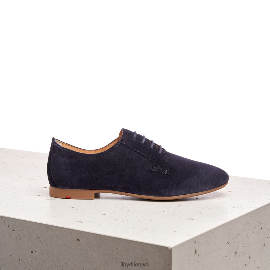 LLOYD zomšiniai suvarstomi pusbačiai moterys avalynė mėlyna VF40PZ1188