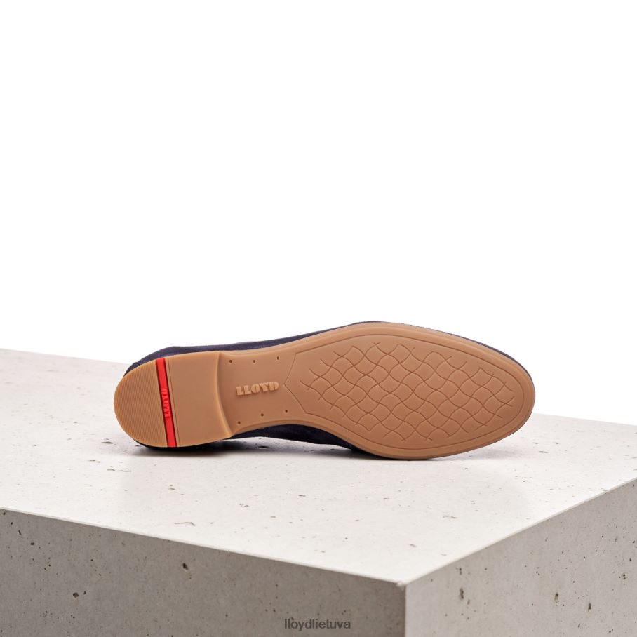 LLOYD zomšiniai suvarstomi pusbačiai moterys avalynė mėlyna VF40PZ1188