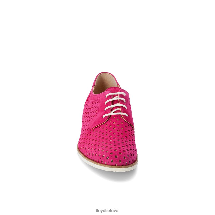 LLOYD zomšiniai suvarstomi pusbačiai moterys avalynė raudona VF40PZ1359