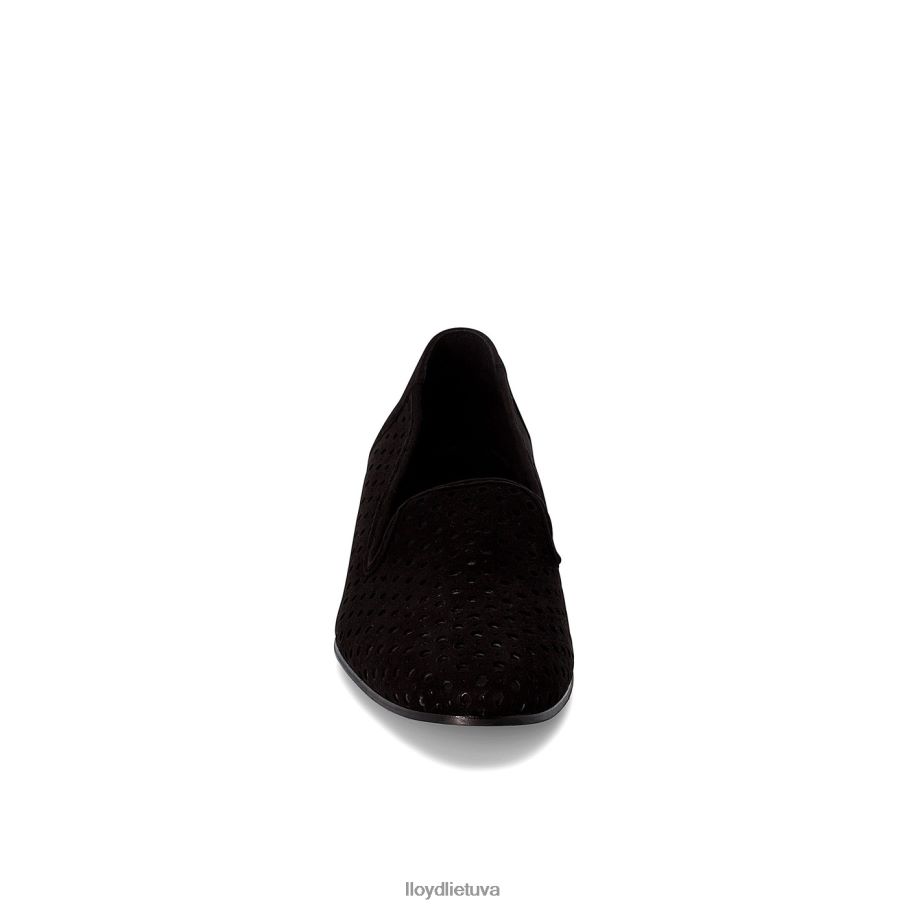 LLOYD zomšinė šlepetė moterys avalynė juodas VF40PZ1145