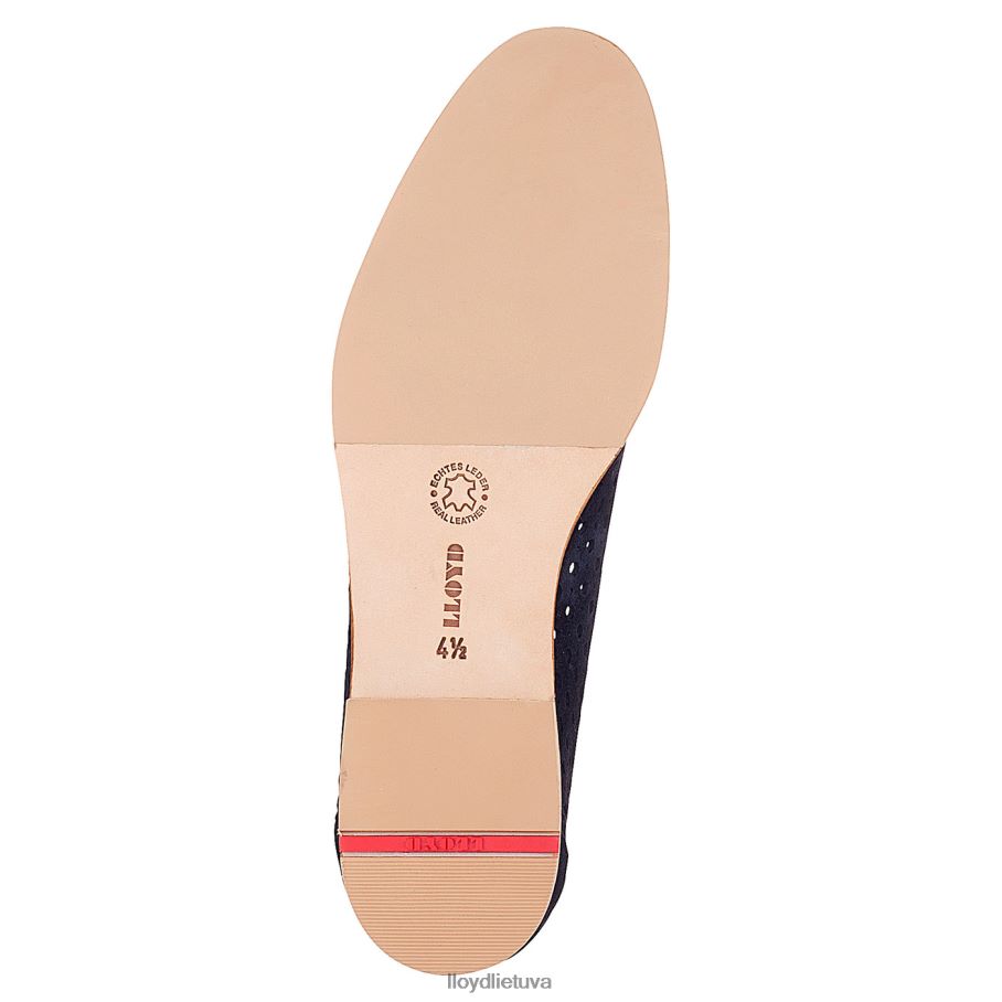 LLOYD zomšinė šlepetė moterys avalynė mėlyna VF40PZ1150