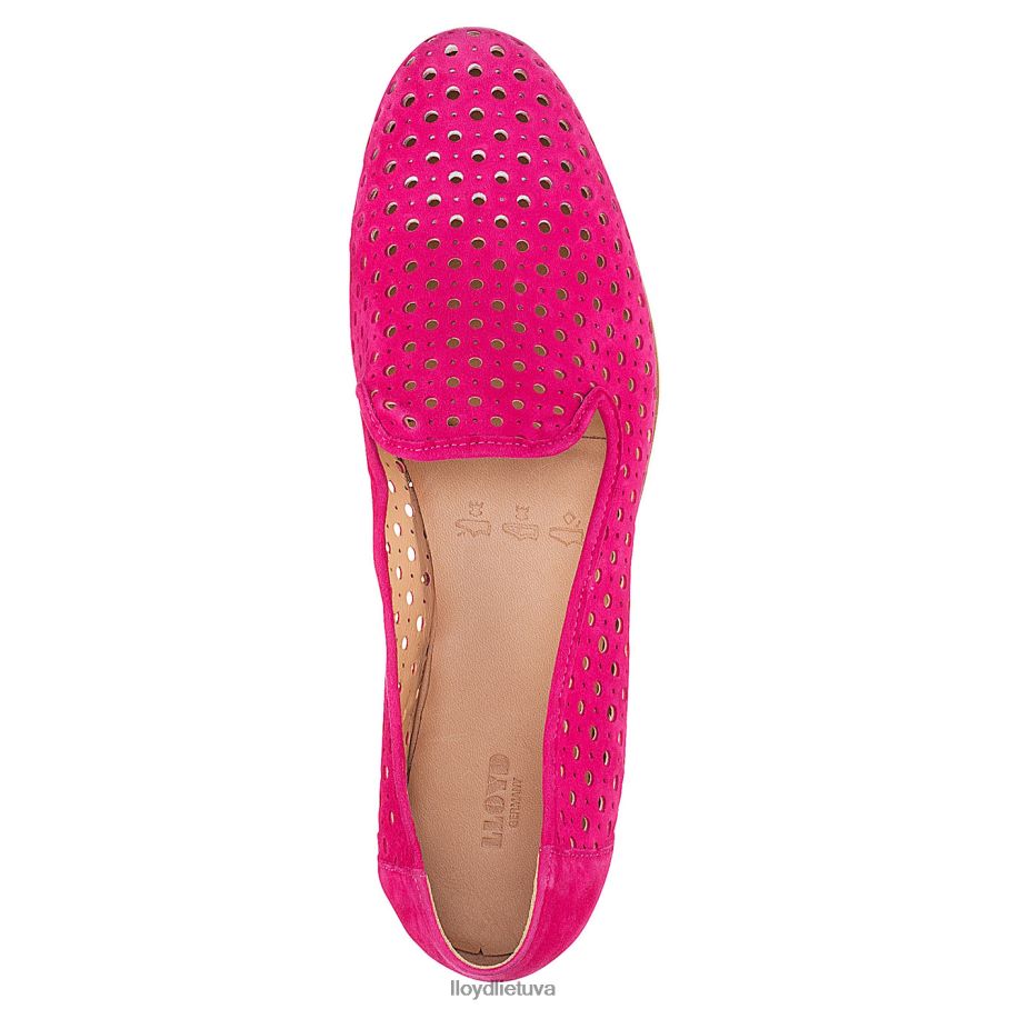 LLOYD zomšinė šlepetė moterys avalynė raudona VF40PZ1141