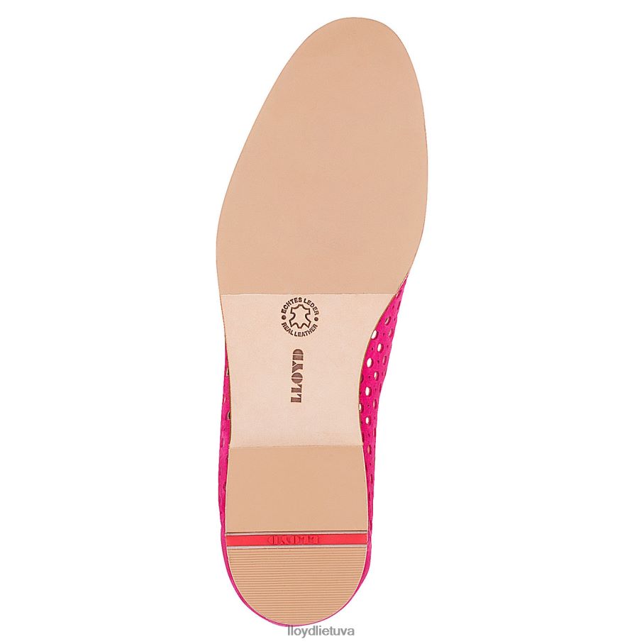 LLOYD zomšinė šlepetė moterys avalynė raudona VF40PZ1141