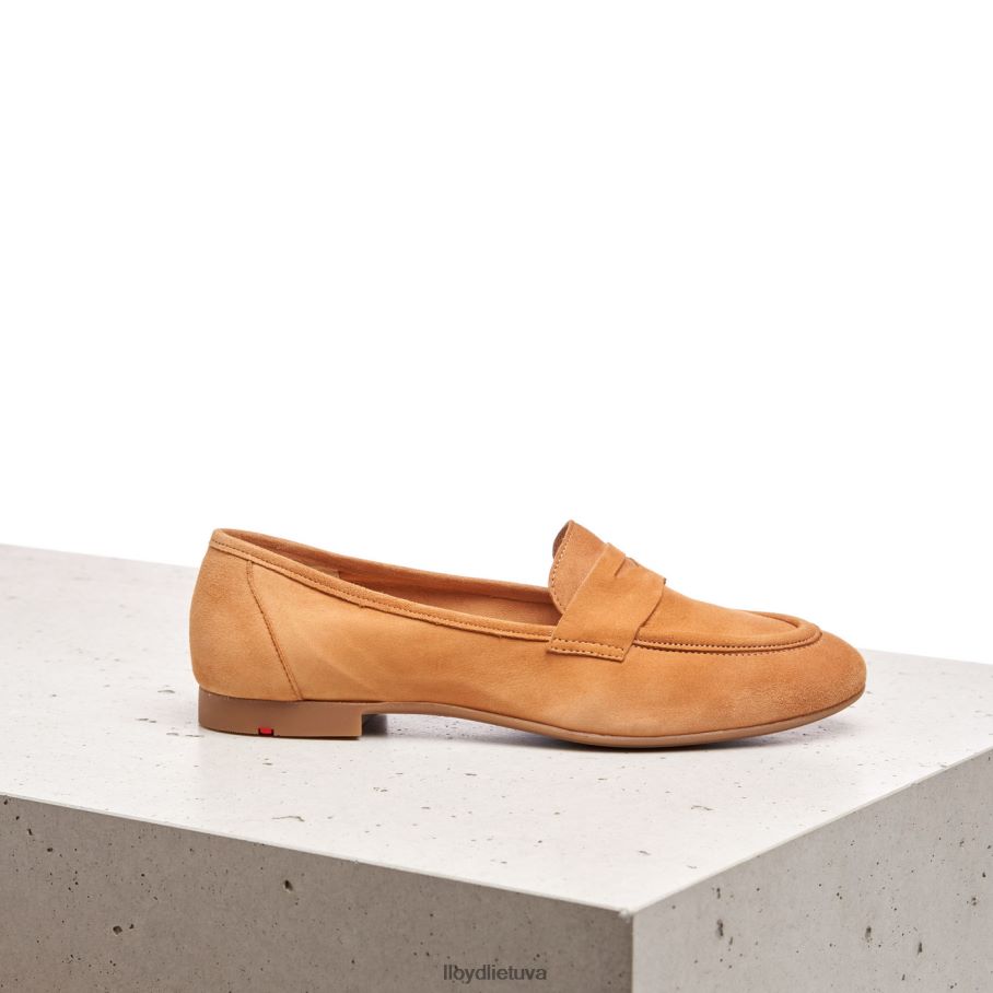 LLOYD zomšinė šlepetė moterys avalynė rudas VF40PZ1136