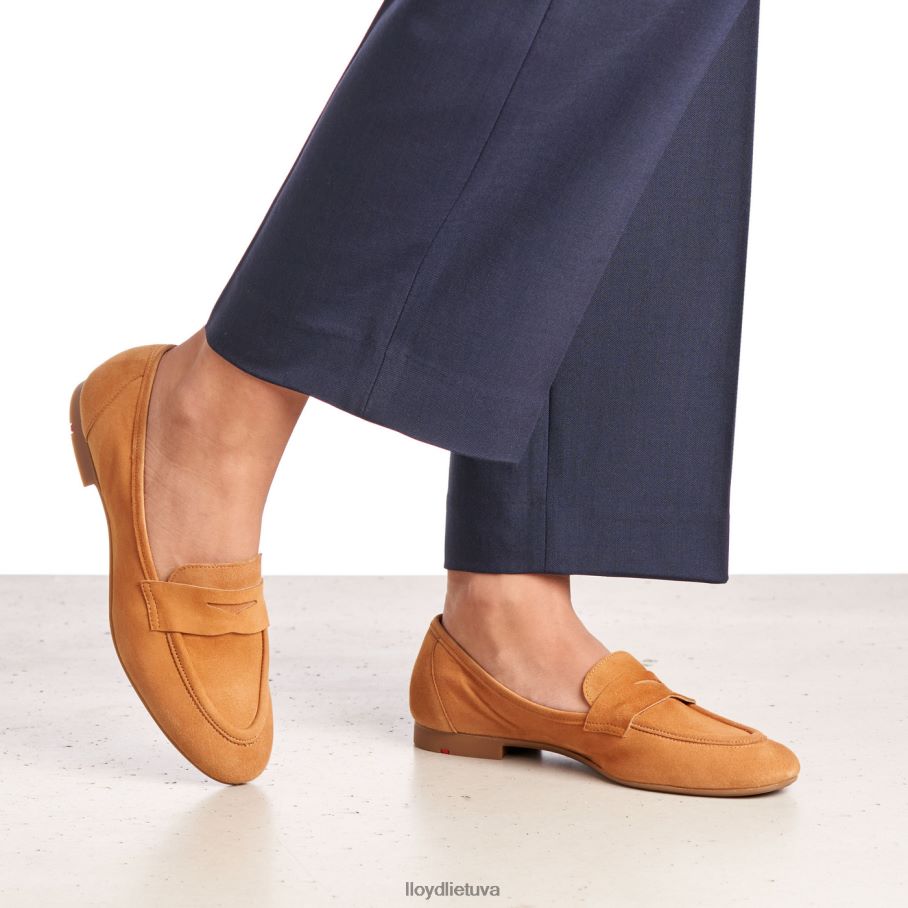 LLOYD zomšinė šlepetė moterys avalynė rudas VF40PZ1136