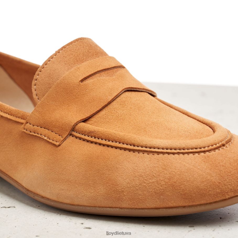 LLOYD zomšinė šlepetė moterys avalynė rudas VF40PZ1136