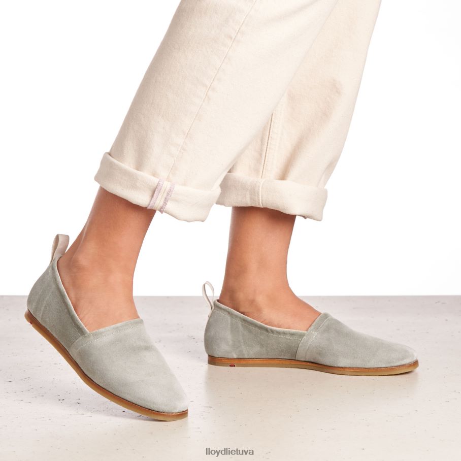 LLOYD zomšinė šlepetė moterys avalynė žalias VF40PZ1125