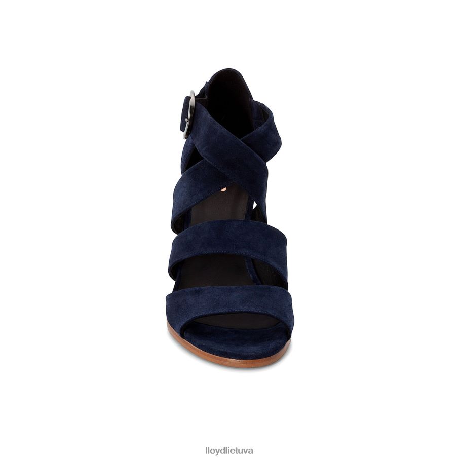 LLOYD zomšos paviršiaus sandalai moterys avalynė mėlyna VF40PZ1170