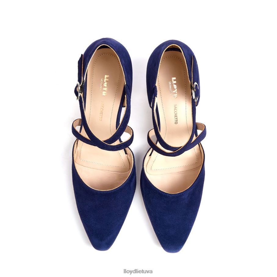 LLOYD zomšos sandalai moterys avalynė mėlyna VF40PZ1082