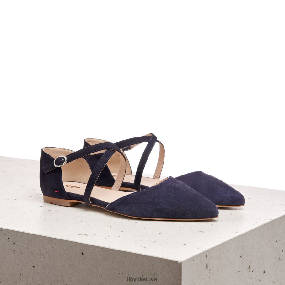 LLOYD zomšos sandalai moterys avalynė mėlyna VF40PZ1161