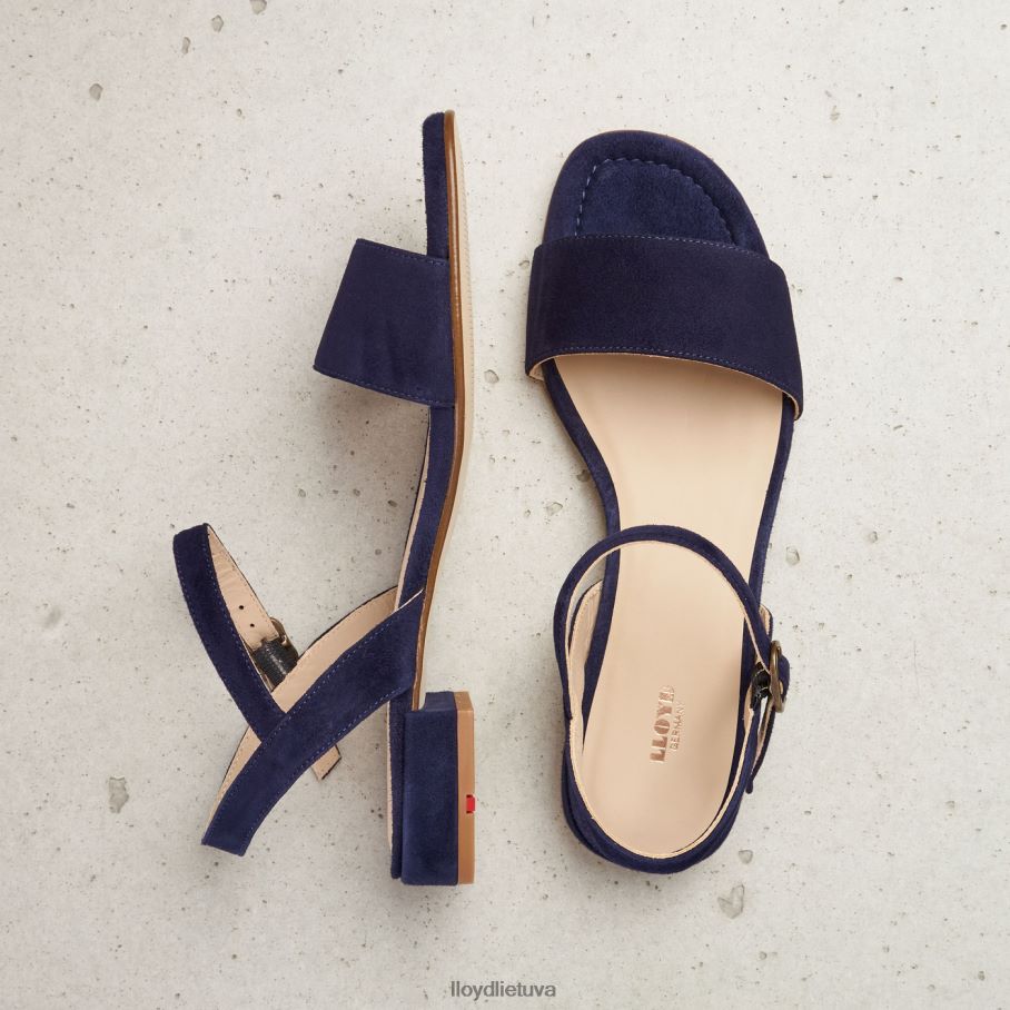 LLOYD zomšos sandalai moterys avalynė mėlyna VF40PZ1164
