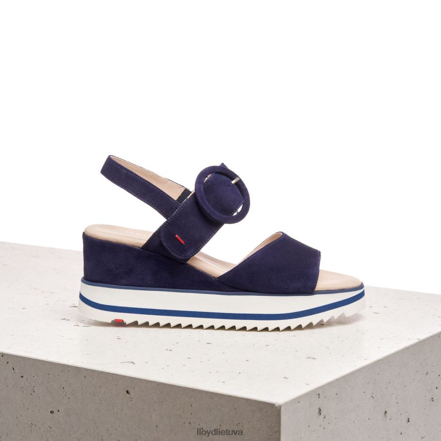 LLOYD zomšos sandalai moterys avalynė mėlyna VF40PZ1215