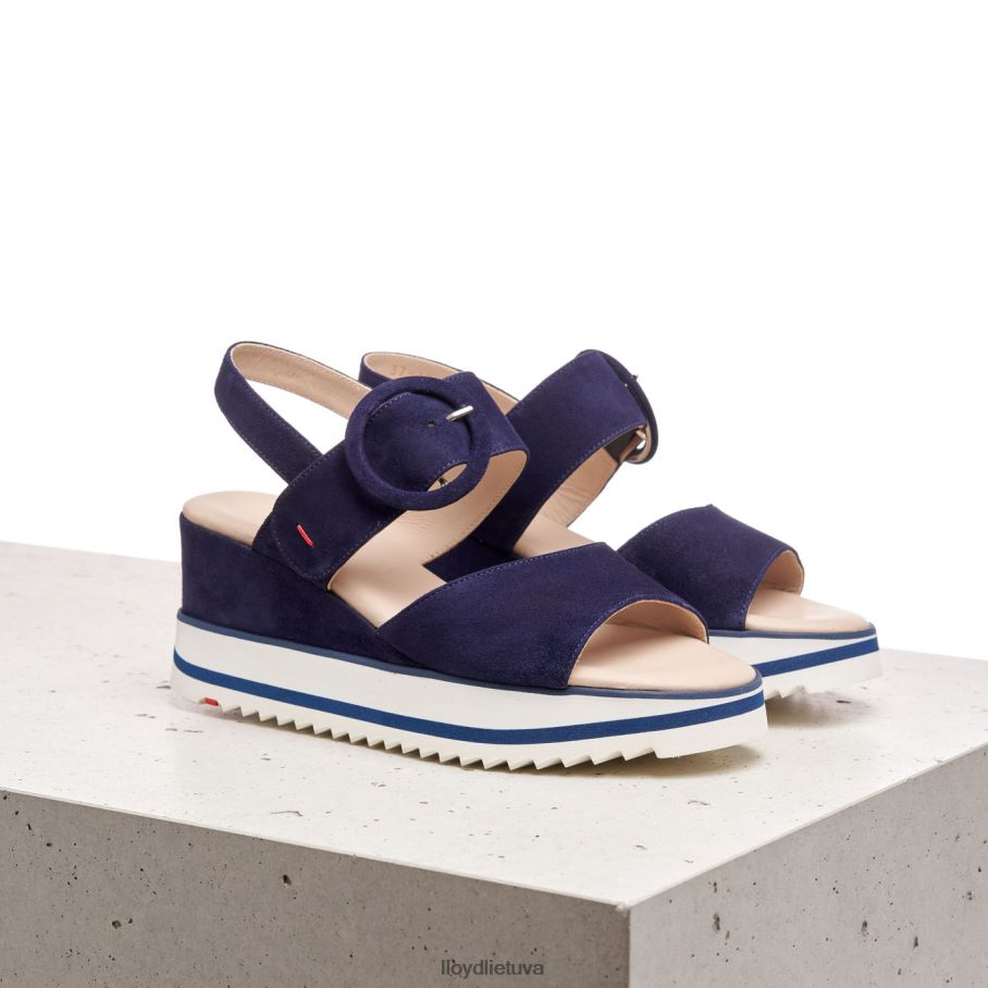 LLOYD zomšos sandalai moterys avalynė mėlyna VF40PZ1215