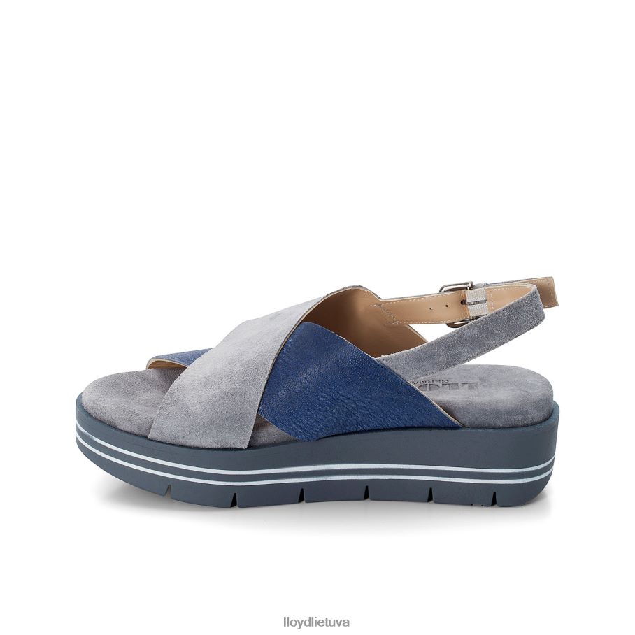 LLOYD zomšos sandalai moterys avalynė mėlyna VF40PZ1251