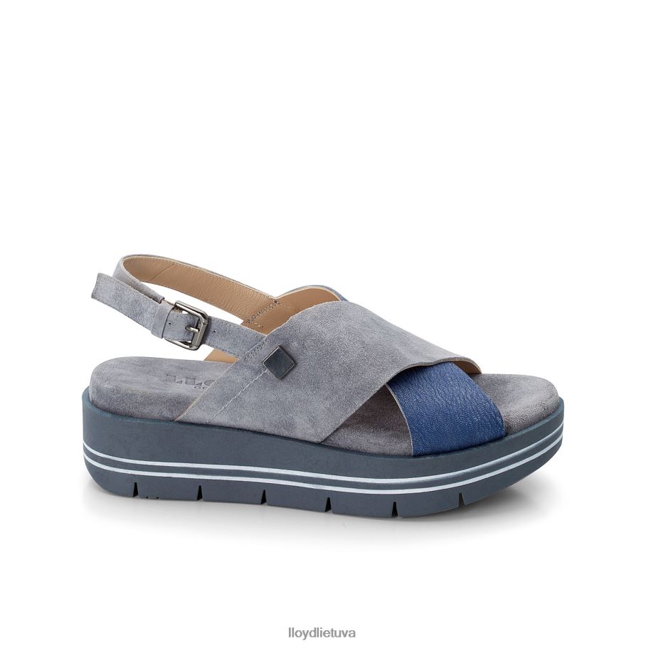 LLOYD zomšos sandalai moterys avalynė mėlyna VF40PZ1251