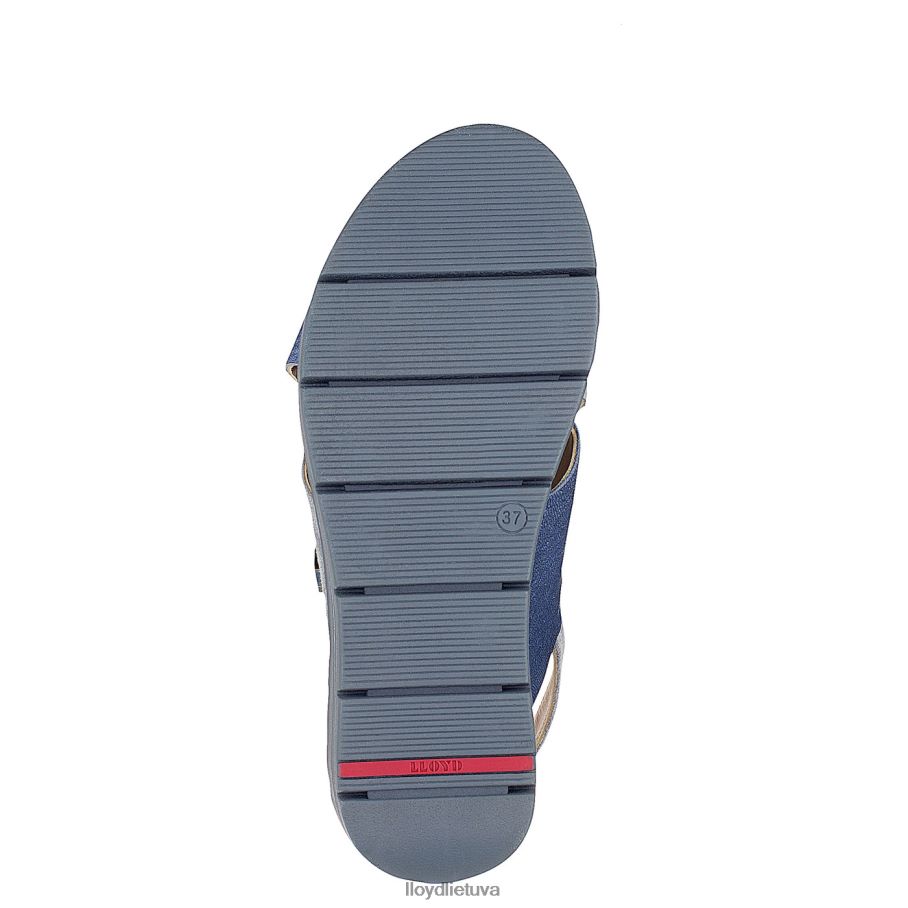 LLOYD zomšos sandalai moterys avalynė mėlyna VF40PZ1251