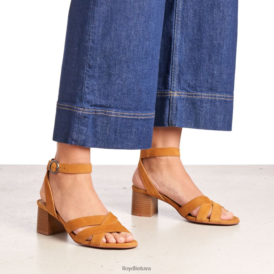 LLOYD zomšos sandalai moterys avalynė rudas VF40PZ1155