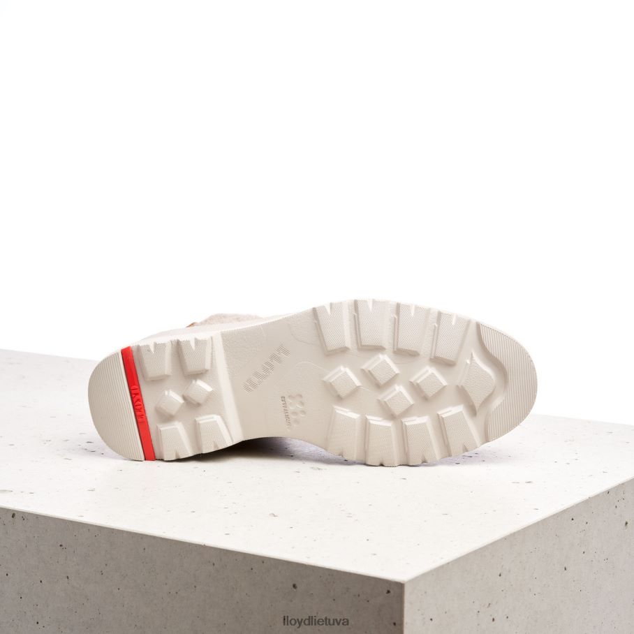 LLOYD šiurkščios odos užsegami kulkšnies batai moterys avalynė rudas VF40PZ925