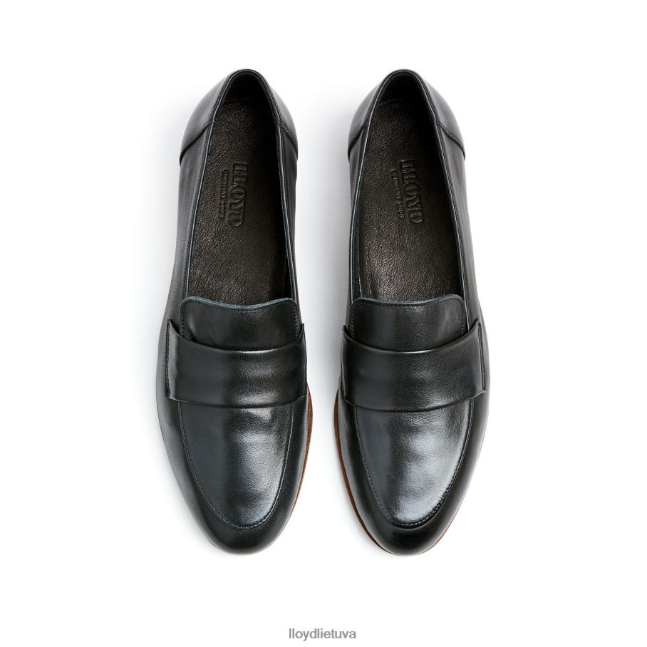 LLOYD šiurkščios odos šlepetės moterys avalynė juodas VF40PZ1005