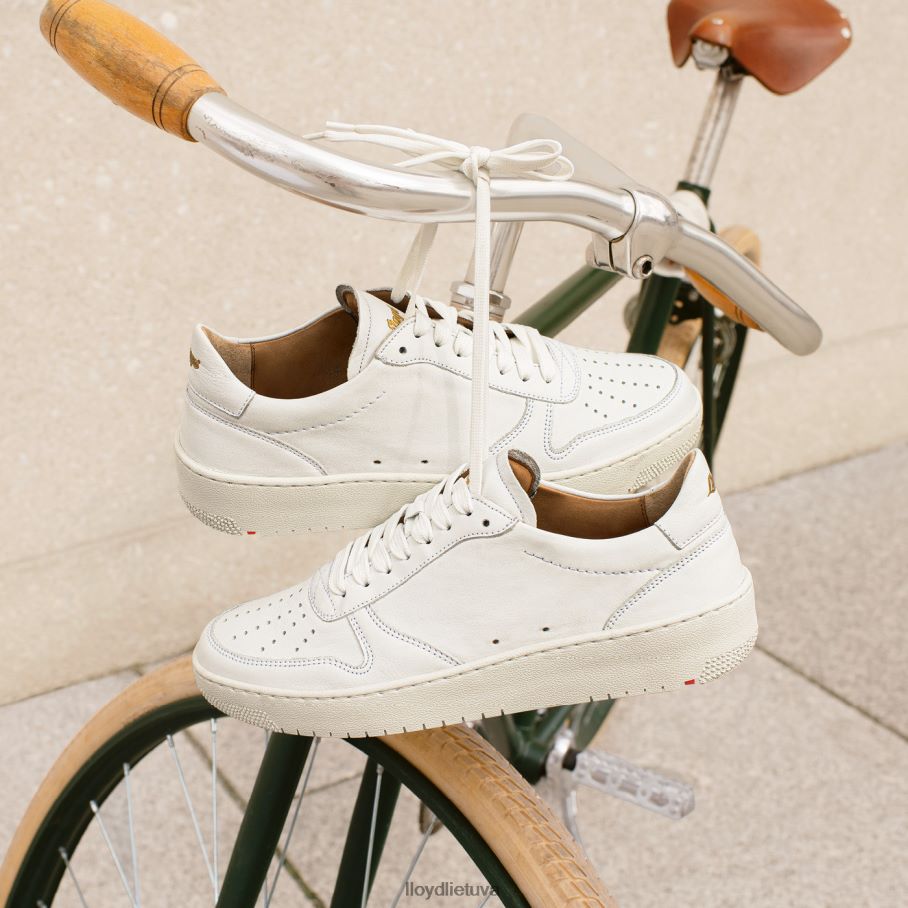 LLOYD žemi odiniai sportbačiai moterys avalynė baltas VF40PZ765