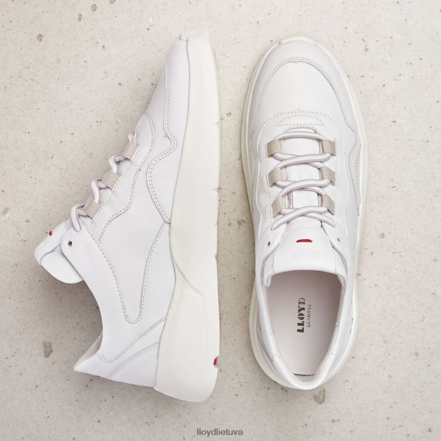 LLOYD žemi odiniai sportbačiai moterys avalynė baltas VF40PZ829