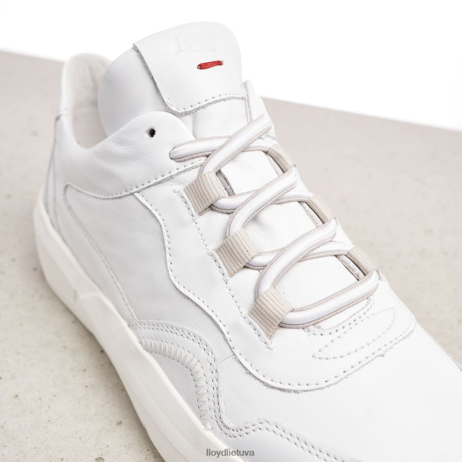 LLOYD žemi odiniai sportbačiai moterys avalynė baltas VF40PZ829