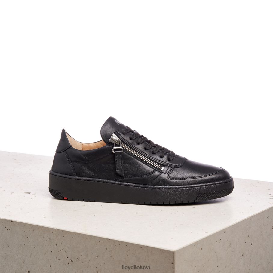 LLOYD žemi odiniai sportbačiai moterys avalynė juodas VF40PZ823