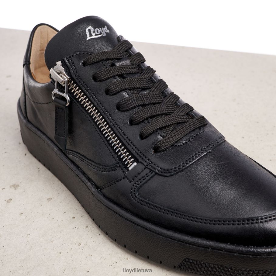 LLOYD žemi odiniai sportbačiai moterys avalynė juodas VF40PZ823