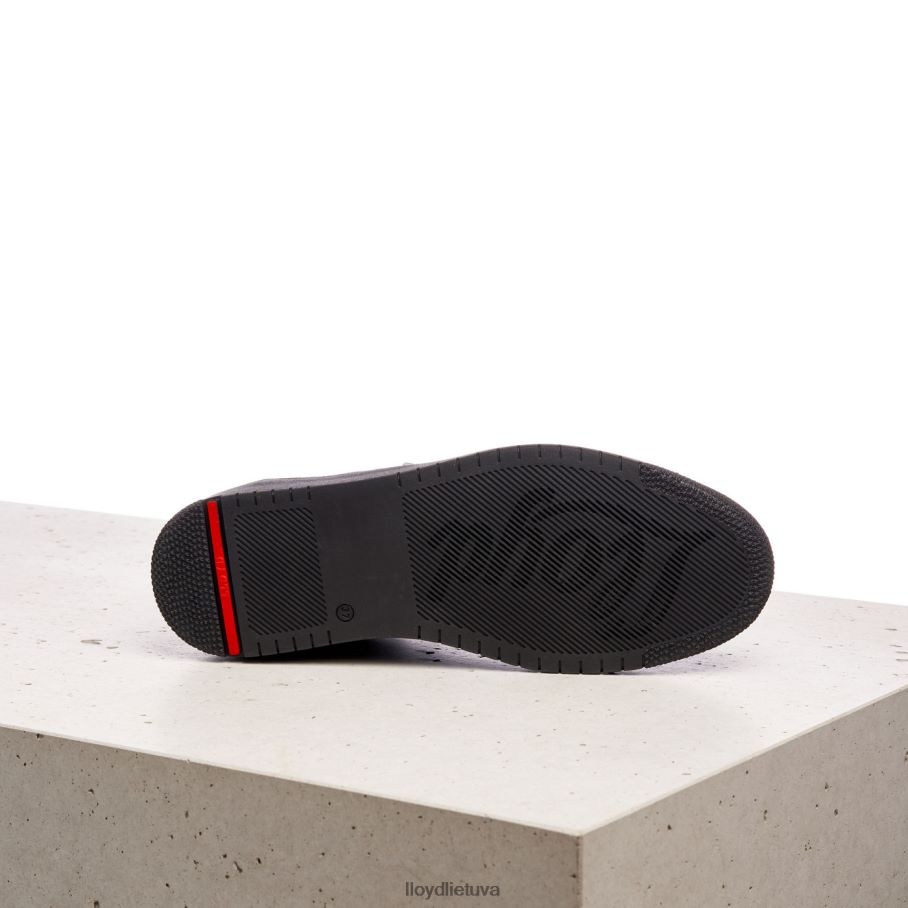 LLOYD žemi odiniai sportbačiai moterys avalynė juodas VF40PZ823