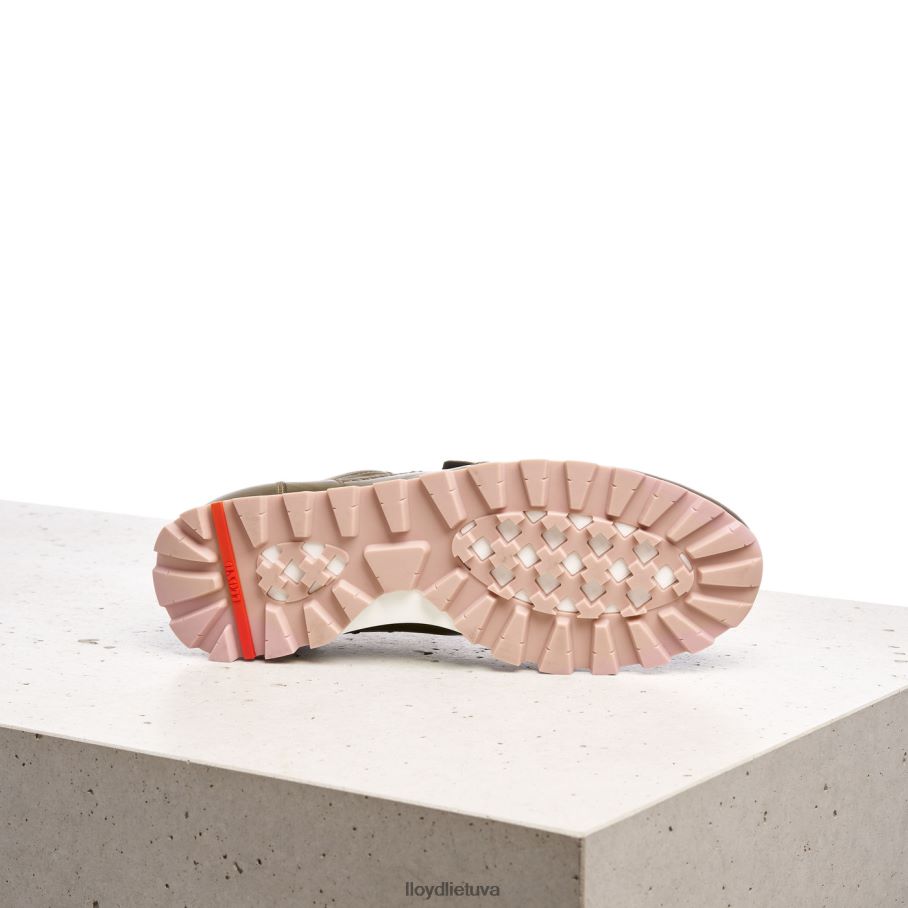 LLOYD žemi odiniai sportbačiai moterys avalynė žalias VF40PZ801