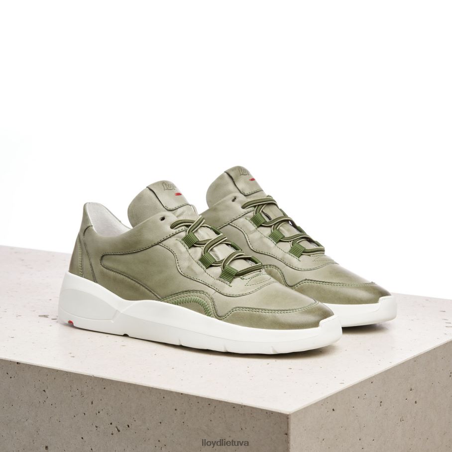 LLOYD žemi odiniai sportbačiai moterys avalynė žalias VF40PZ830